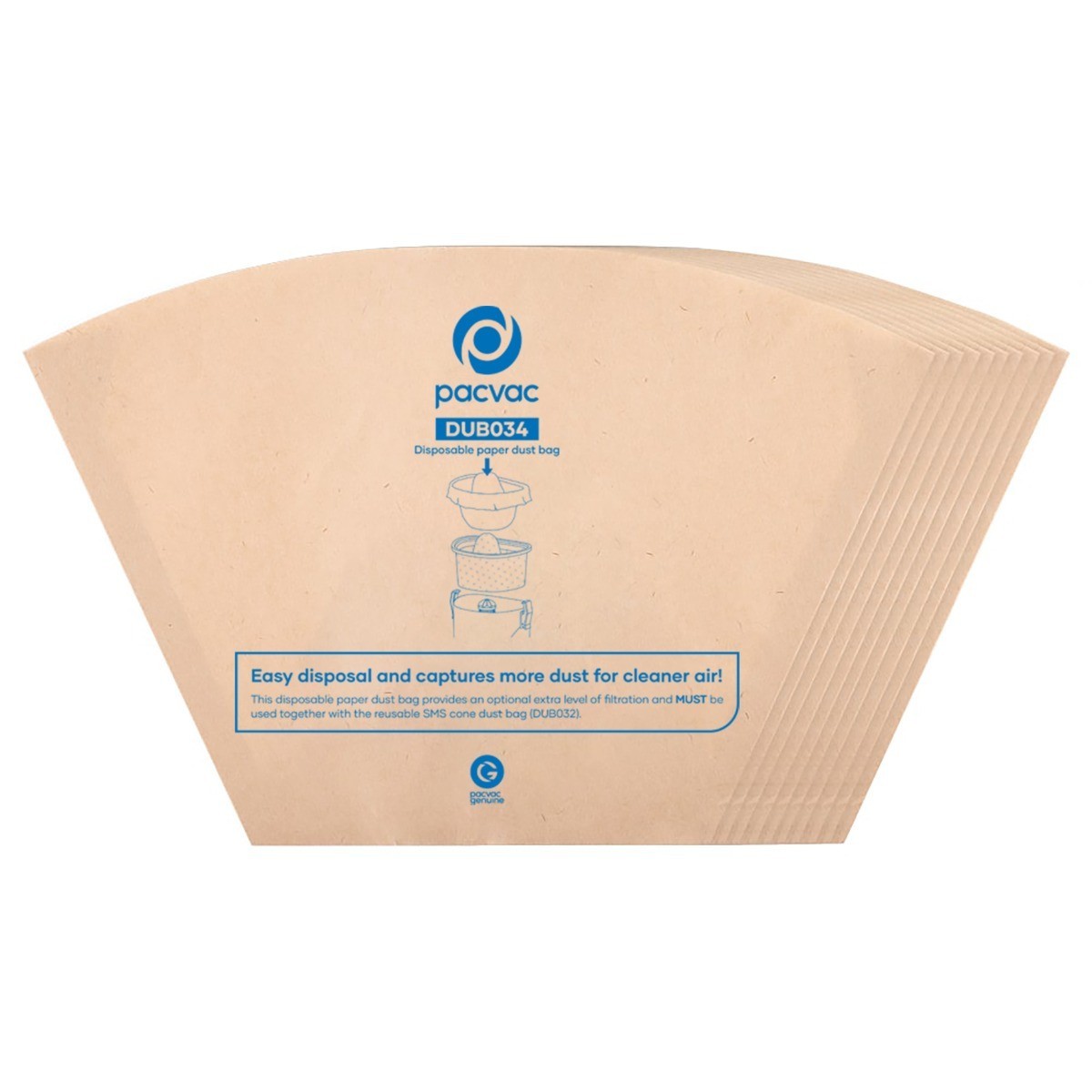 Commercial Vacuum Cleaner Bag for 103483 ProTeam ProCare 15 15XP Prolux  Cascade – IBBY