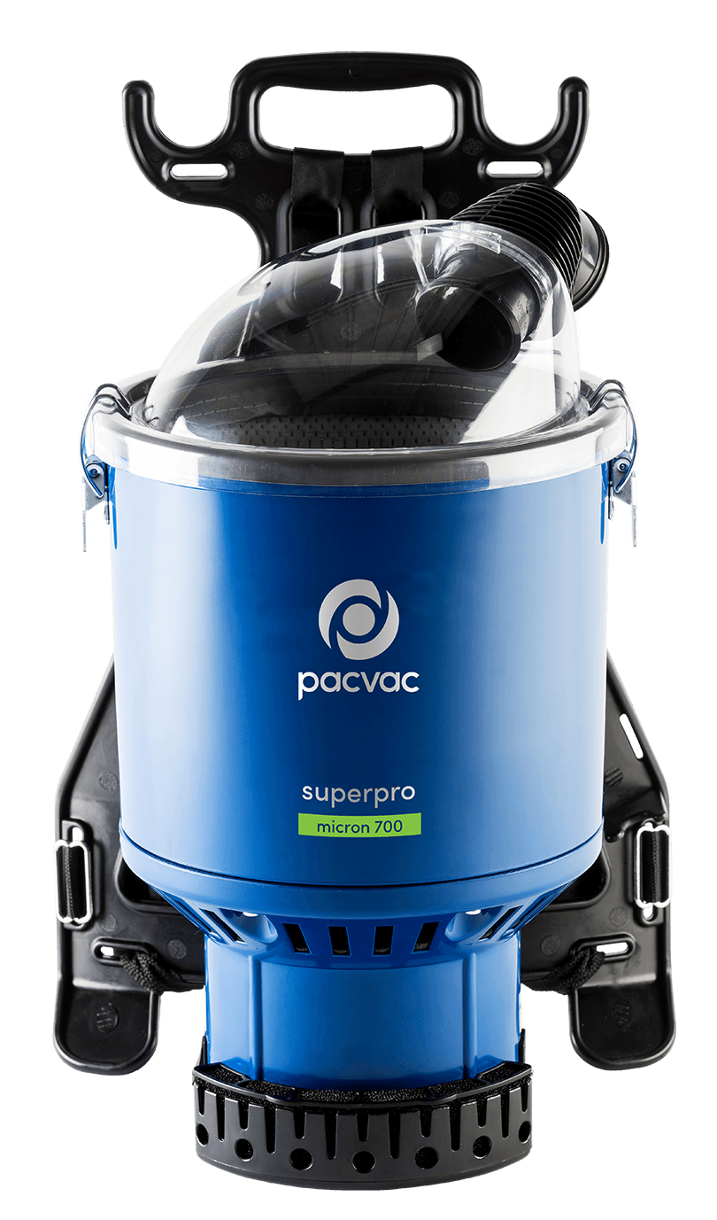 Superpro micron 700 HEPA rated commercial backpack vacuum
