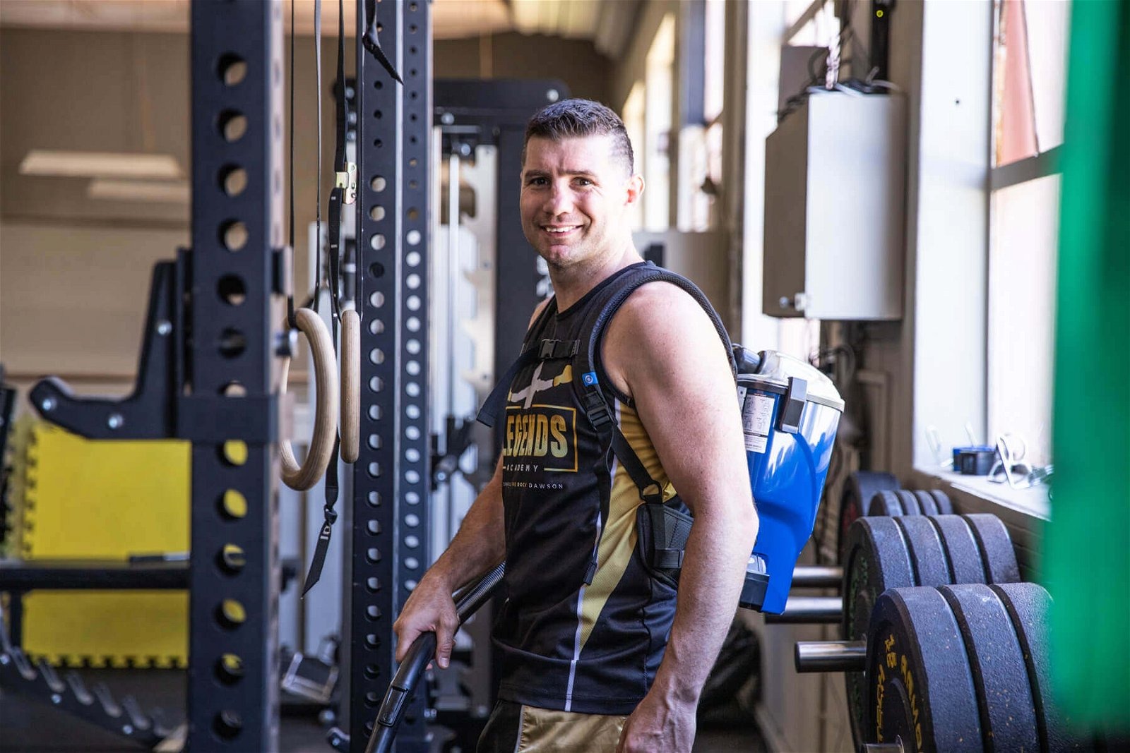 Velo backpack vacuum is the ultimate gym buddy!